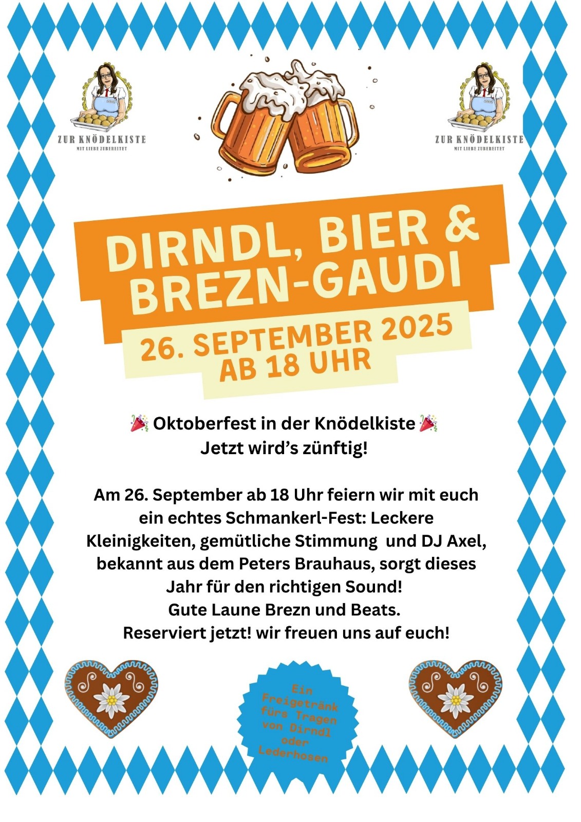 Oktoberfest in der Knödelkiste Oberbüschem Lindlar